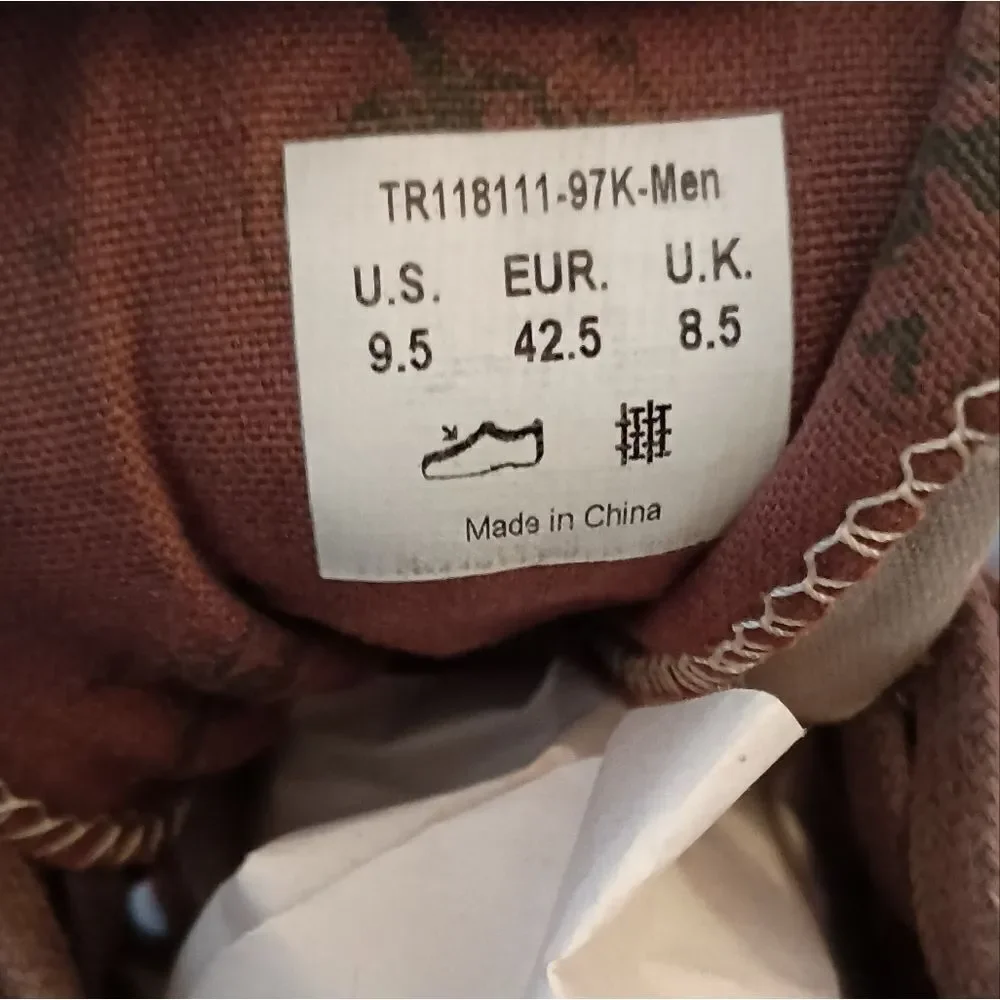 True Religion Canvas Sneakers Fold Over Gray/Army High Tops Mens Sz 9.5 PREOWNED - Picture 5 of 6